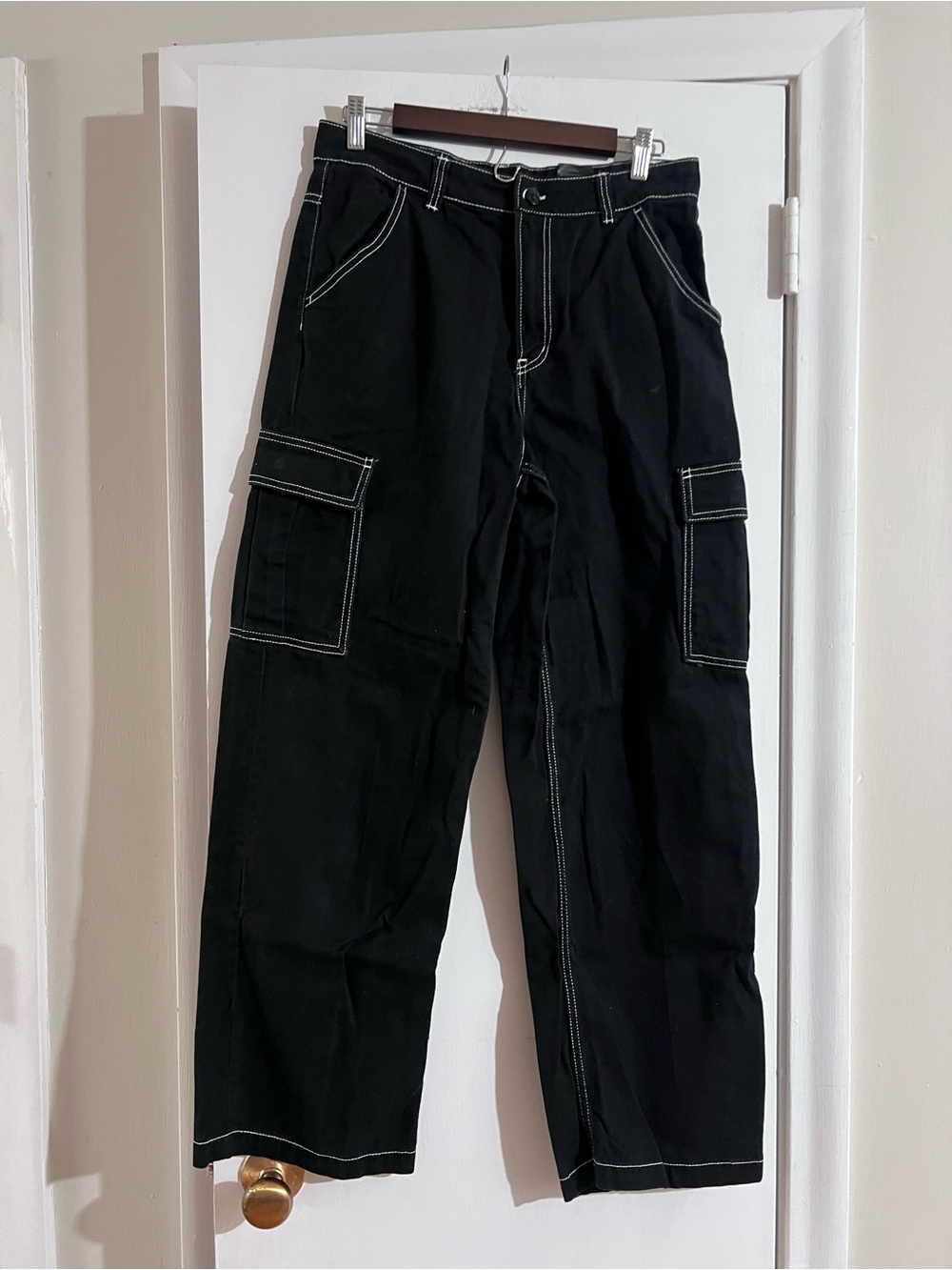 H&M DIVIDED Women's Black Jeans - Straight Leg size 8